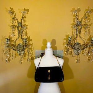 GUCCI Early Tom Ford Purse w/Heavy Lion Head